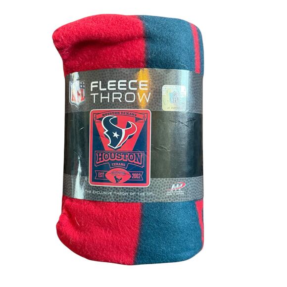 NFL Other - Houston Texans Fleece Throw Blanket NWT